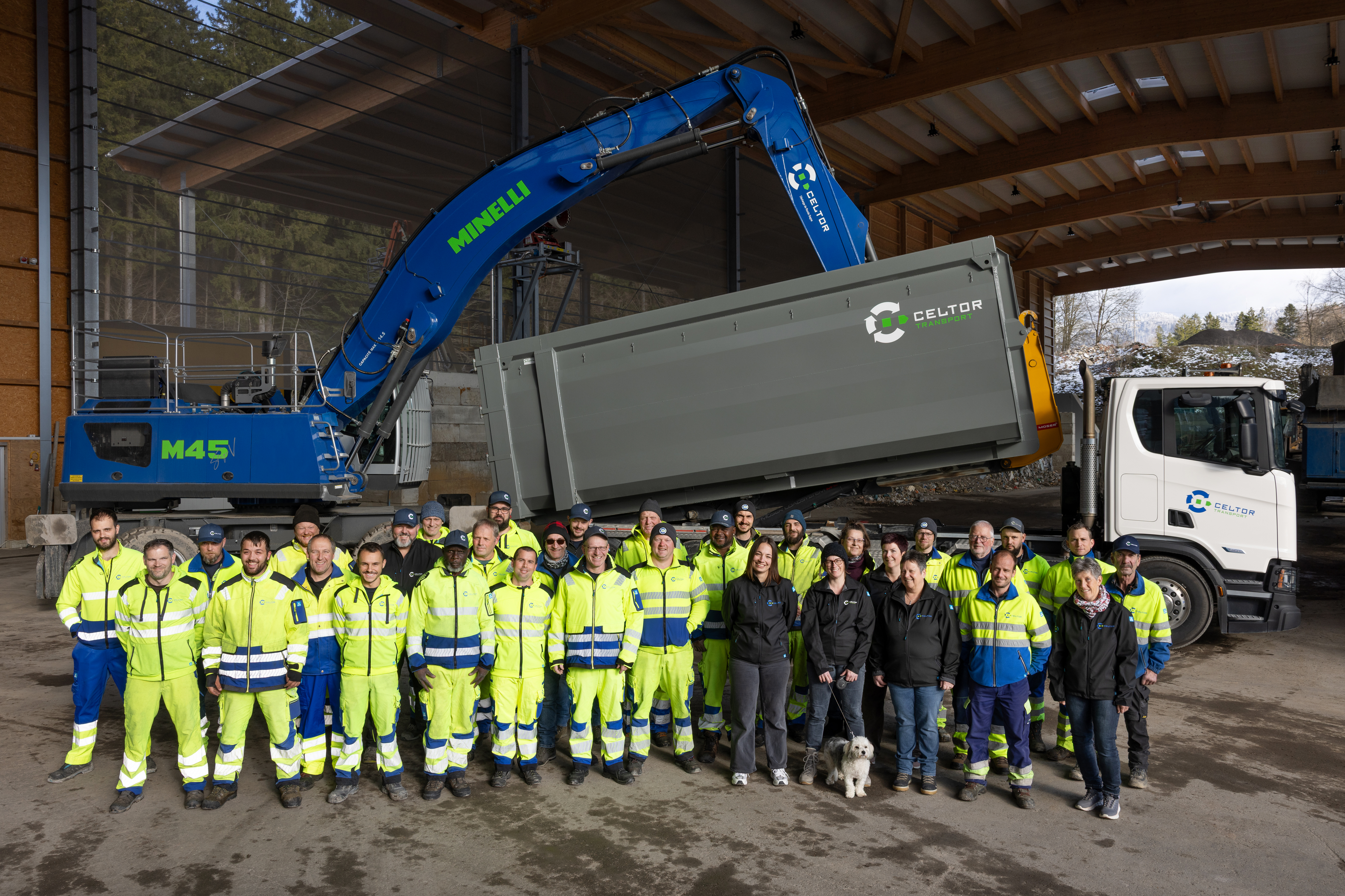 Photo d'equipe Celtor et Celtor Transport