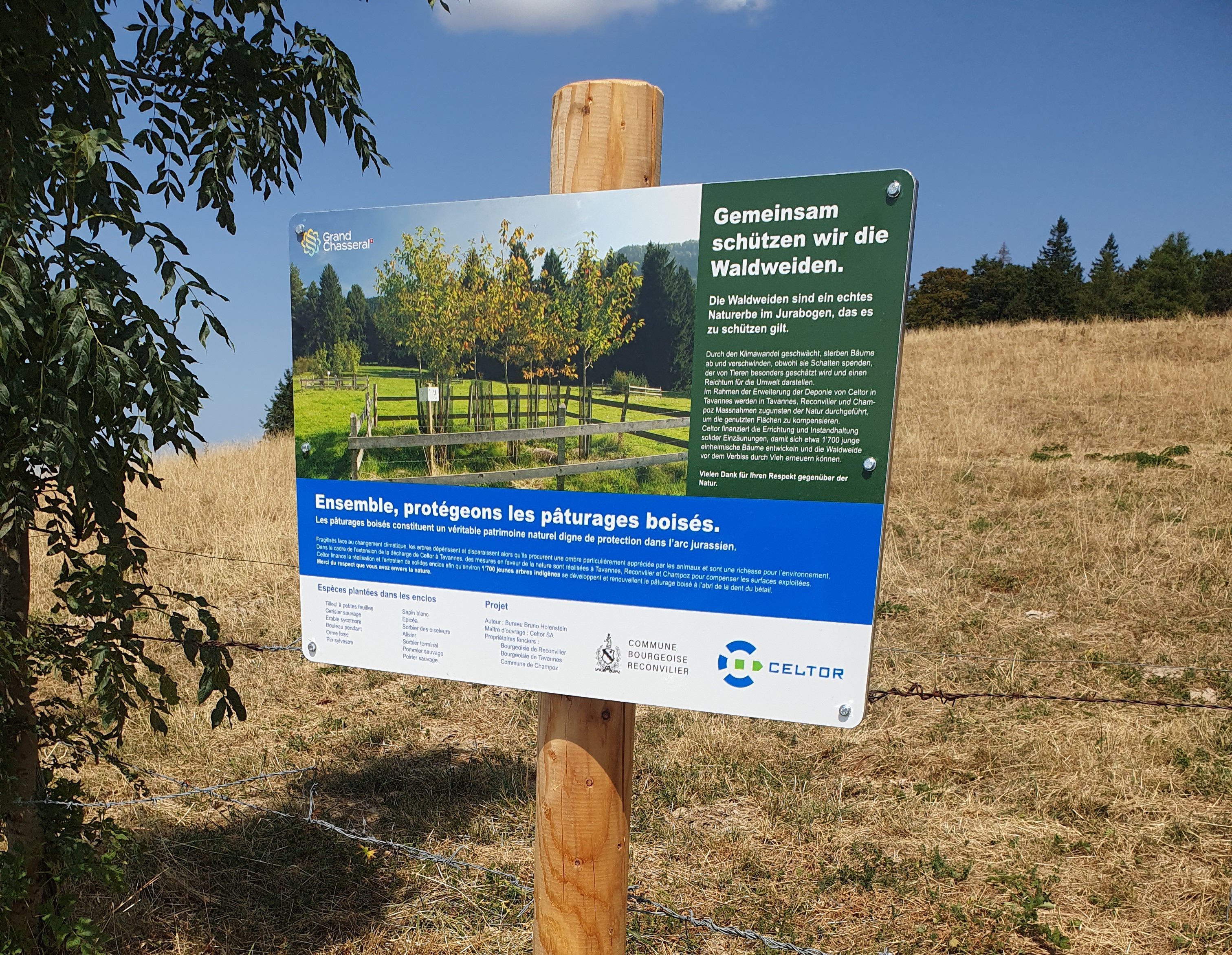 Panneau mesure de compensation Reconvilier_Werdtberg